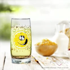 Trinkgläser Mit Lustigen Fruchtgesichtern 350ml (max. 400ml) Set 6 Teilig Aus Glas Bunt -Küche Produkt Geschäft aa4ec4367c578d656cf4d26b72df0f76