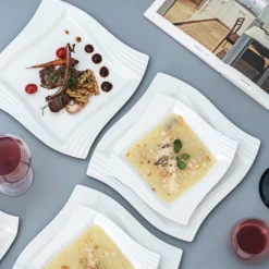 MALACASA, Serie Amparo, Porzellan Tafelservice 24 Tlg. Kombiservice 12 Speiseteller Und 12 Suppenteller Für 12 Personen 11 MALACASA, Serie Amparo, Porzellan Tafelservice 24 Tlg. Kombiservice 12 Speiseteller Und 12 Suppenteller Für 12 Personen -Küche Produkt Geschäft abd3e44a615a9306e4ed306eb6b46359