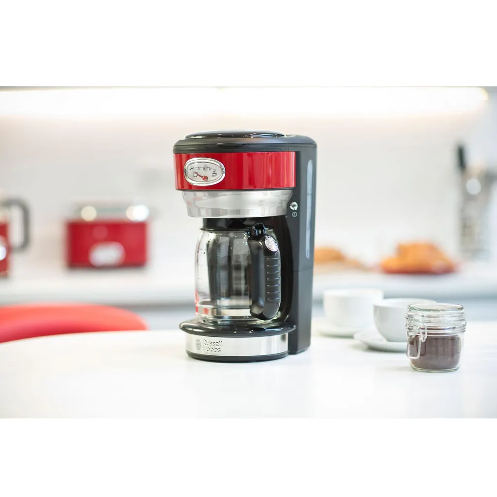 Russell Hobbs 21700-56 Retro Ribbon Red Kaffeemaschine 17 Russell Hobbs 21700-56 Retro Ribbon Red Kaffeemaschine – Bild 17