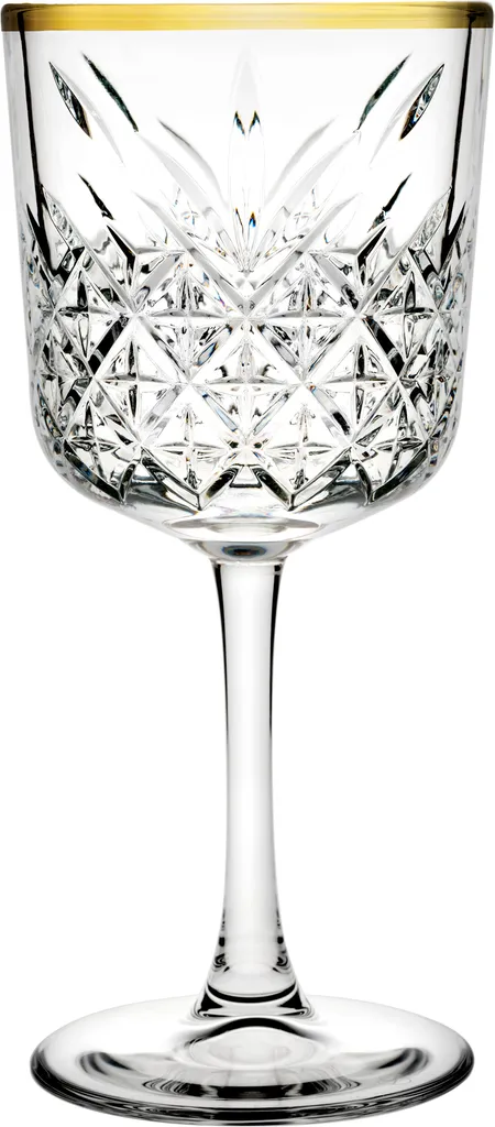 Pasabahce Timeless Golden Touch Kelchgläser 4er Set, Weingläser, 330ml 1 Pasabahce Timeless Golden Touch Kelchgläser 4er Set, Weingläser, 330ml