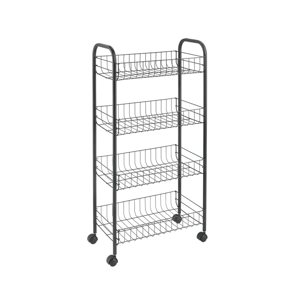 4 Etagen Allzweckwagen Küchenwagen Rollwagen Etagenwagen Regalwagen Barwagen 2 4 Etagen Allzweckwagen Küchenwagen Rollwagen Etagenwagen Regalwagen Barwagen – Bild 2