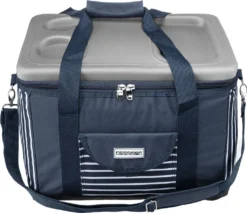 Anndora Kühltasche XL 40 Liter AHOI Mit Reissverschluss - Blau-weis-gestreift -Küche Produkt Geschäft ae803c033e98c3997cd1980d61306826
