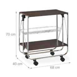 Relaxdays Klappbarer Servierwagen -Küche Produkt Geschäft af6e66dbfe1d164d308eb27a6d09a142