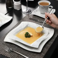 MALACASA, AMPARO 30 Tlg. Marmor Porzellan Geschirrset Kombiservice Tafelservice Mit Kaffeetassen, Unterteller, Dessertteller, Suppenteller, Speiseteller Für 6 Personen 11 MALACASA, AMPARO 30 Tlg. Marmor Porzellan Geschirrset Kombiservice Tafelservice Mit Kaffeetassen, Unterteller, Dessertteller, Suppenteller, Speiseteller Für 6 Personen -Küche Produkt Geschäft af80c7b0362205422fff5072a71212e8