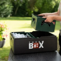 Profibox B53 - Wand: 3cm - Volumen: 53L - Innenmaß: 62,5x42,5x22cm - Wiederverwendbar Isolierbox Thermobox Kühlbox Warmhaltebox - Für E2 Kiste -Küche Produkt Geschäft b038d529817ae2e32703c201327027d3