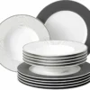 Seltmann No Limits Moments 65006 Tafelservice 12 Tlg. Porzellan Set Teller