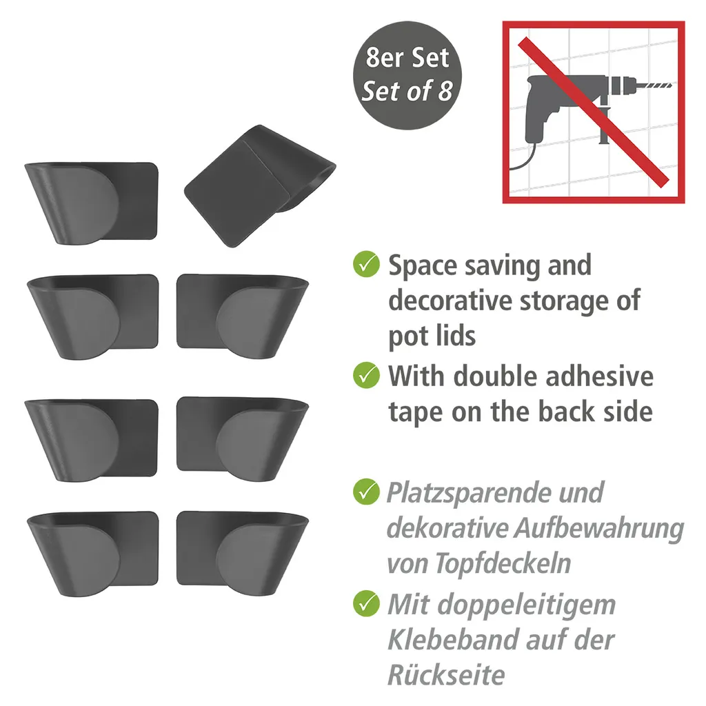 Wenko Topfdeckel-Halter, 8-tlg. 11 Wenko Topfdeckel-Halter, 8-tlg. – Bild 11