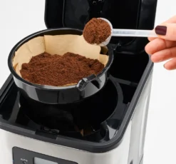 Clatronic KA 3642 Kaffeefiltermaschine Für 12-14 Tassen 1,5 L, Programmierbare 24-Stunden LCD-Digital-Zeitschaltuhr, Edelstahlfront -Küche Produkt Geschäft b7d350605db9efd4c2fe17fa0ffc01b9