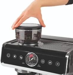 BEEM ESPRESSO-GRIND-PROFESSION Espresso-Siebträgermaschine Mit Mahlwerk - 15 Bar Espressomaschine Siebträger Maschine Barista Kaffee Mahlwerk Milchaufschäumer -Küche Produkt Geschäft b87b103d6ab17b3412cf69e2a0a40266