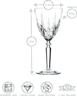 RCR Kristall Orchestra Cut Glas Weingläser Und Champagnerflöten - 290ml, 200ml - 12er Set -Küche Produkt Geschäft b883590acb5e4ae6681aeba86e296faf