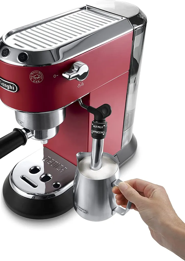 De'Longhi DeLonghi EC685.R Dedica Style Siebträger Espressomaschine Rot 8 De'Longhi DeLonghi EC685.R Dedica Style Siebträger Espressomaschine Rot – Bild 8
