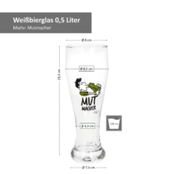 2x Weizenbiergläser Mutmacher Kampftrinker Weißbierglas 0,5L 7 2x Weizenbiergläser Mutmacher Kampftrinker Weißbierglas 0,5L -Küche Produkt Geschäft ba32d37dcf237376a89e1750946686f6