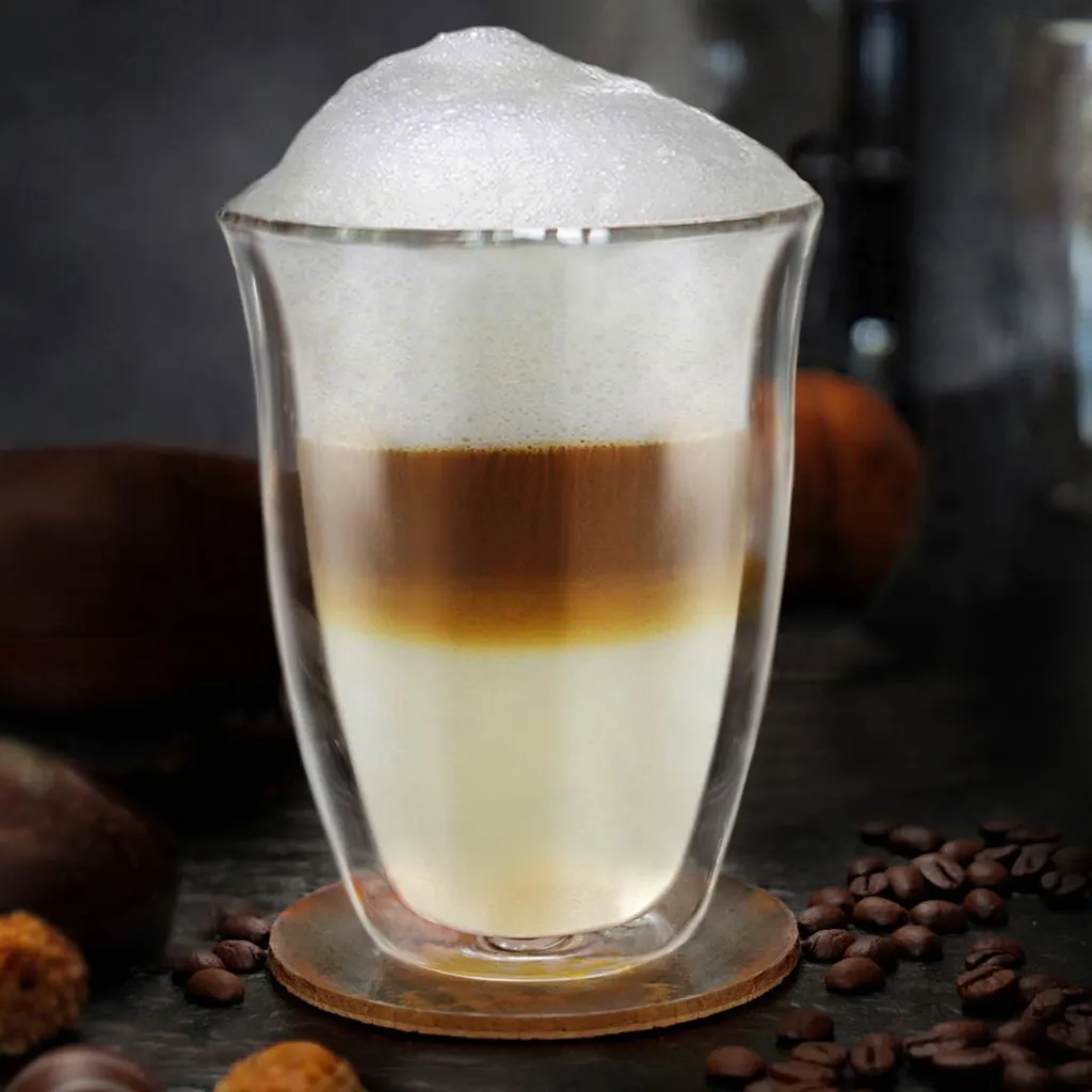 Creano Doppelwandige Gläser 250ml „DG-V“, 2er Set, Thermoglas Doppelwandig Aus Borosilikatglas, Kaffeegläser, Teegläser, Latte Gläser, Doppelwandgläser 7 Creano Doppelwandige Gläser 250ml „DG-V“, 2er Set, Thermoglas Doppelwandig Aus Borosilikatglas, Kaffeegläser, Teegläser, Latte Gläser, Doppelwandgläser – Bild 7