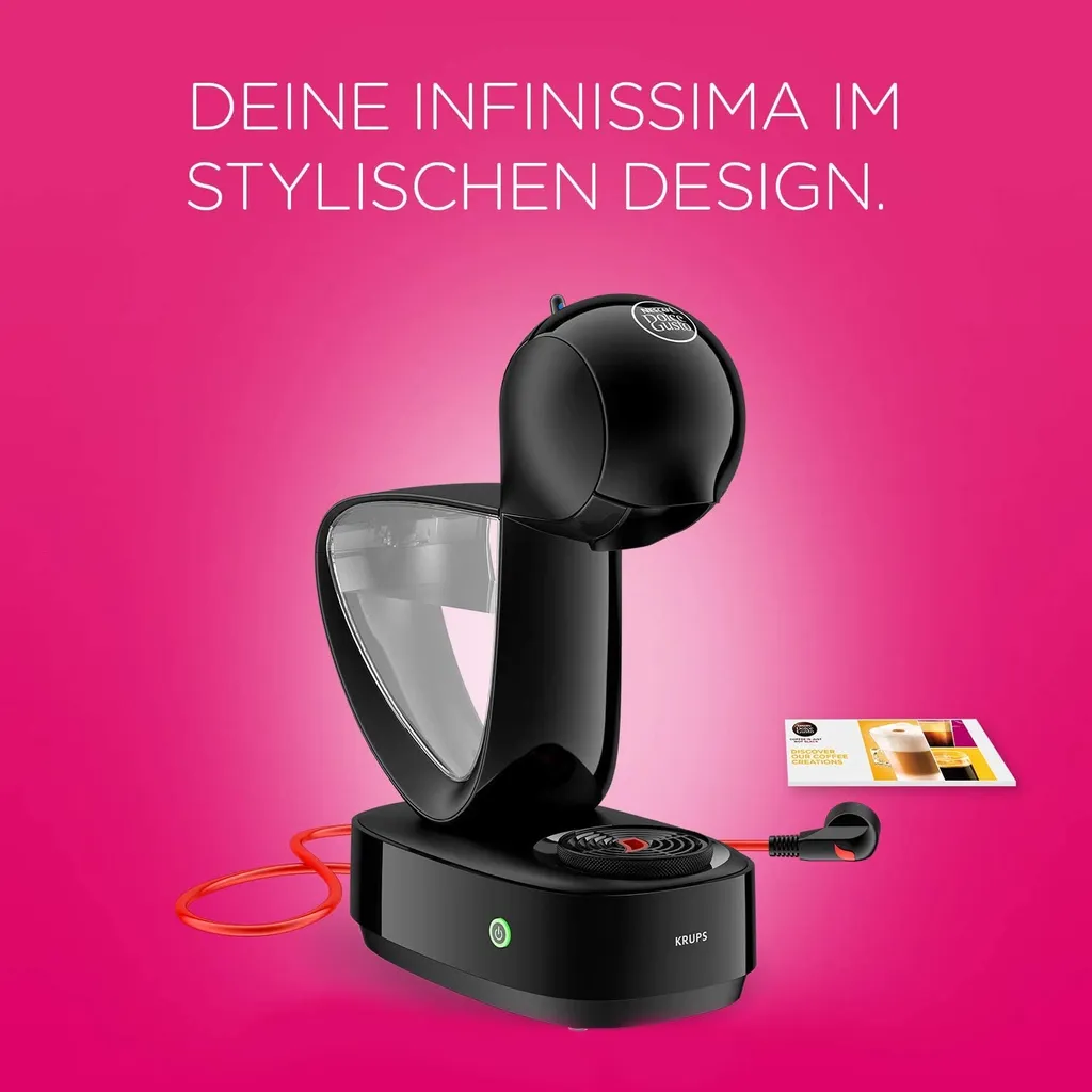 Krups Espressomaschine NESCAFÉ® DOLCE GUSTO® Infinissima KP1708, Schwarz 12 Krups Espressomaschine NESCAFÉ® DOLCE GUSTO® Infinissima KP1708, Schwarz – Bild 12