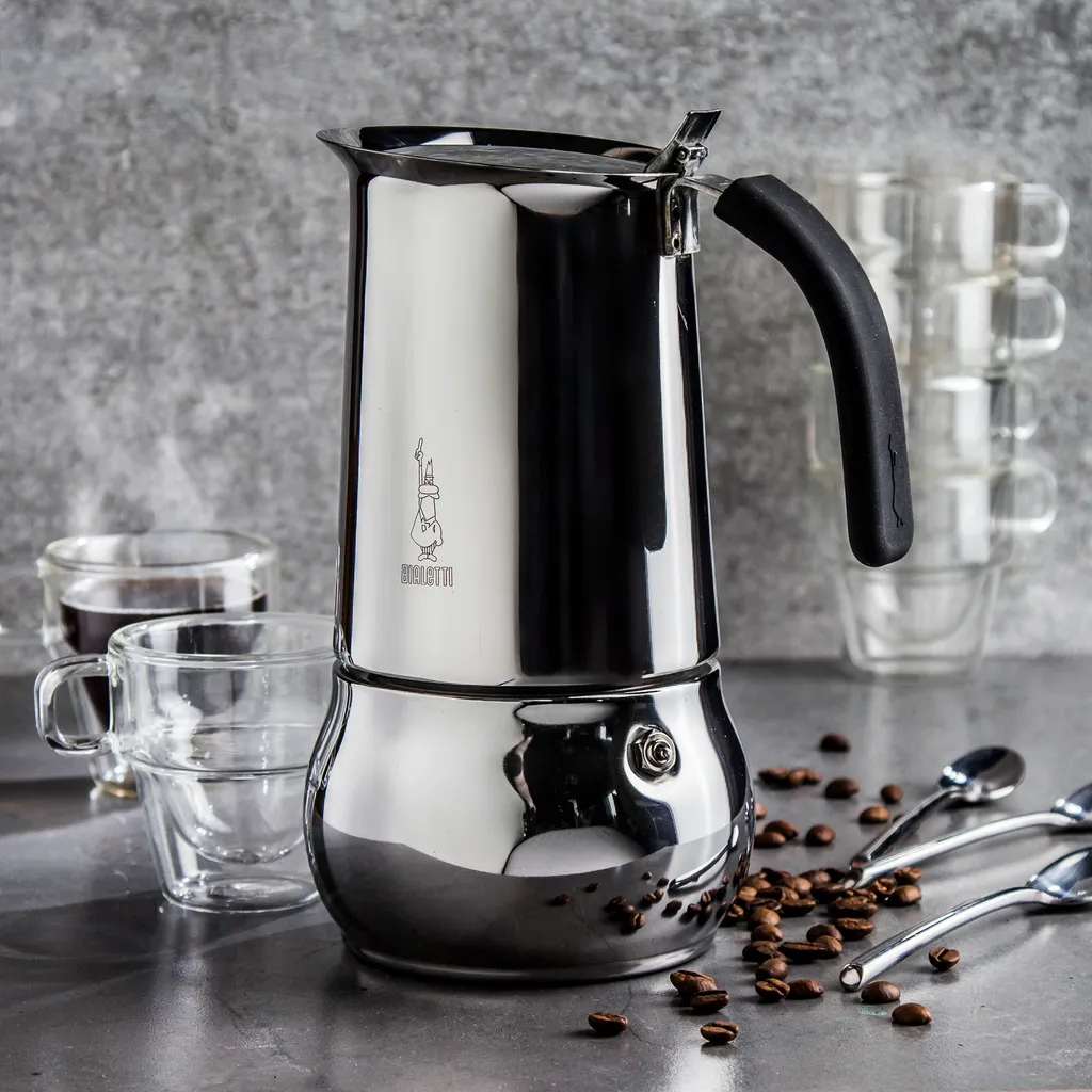 Bialetti Espressokocher Kitty 10 Tassen Inkl. 100g Perfetto Moka Classico 2 Bialetti Espressokocher Kitty 10 Tassen Inkl. 100g Perfetto Moka Classico – Bild 2