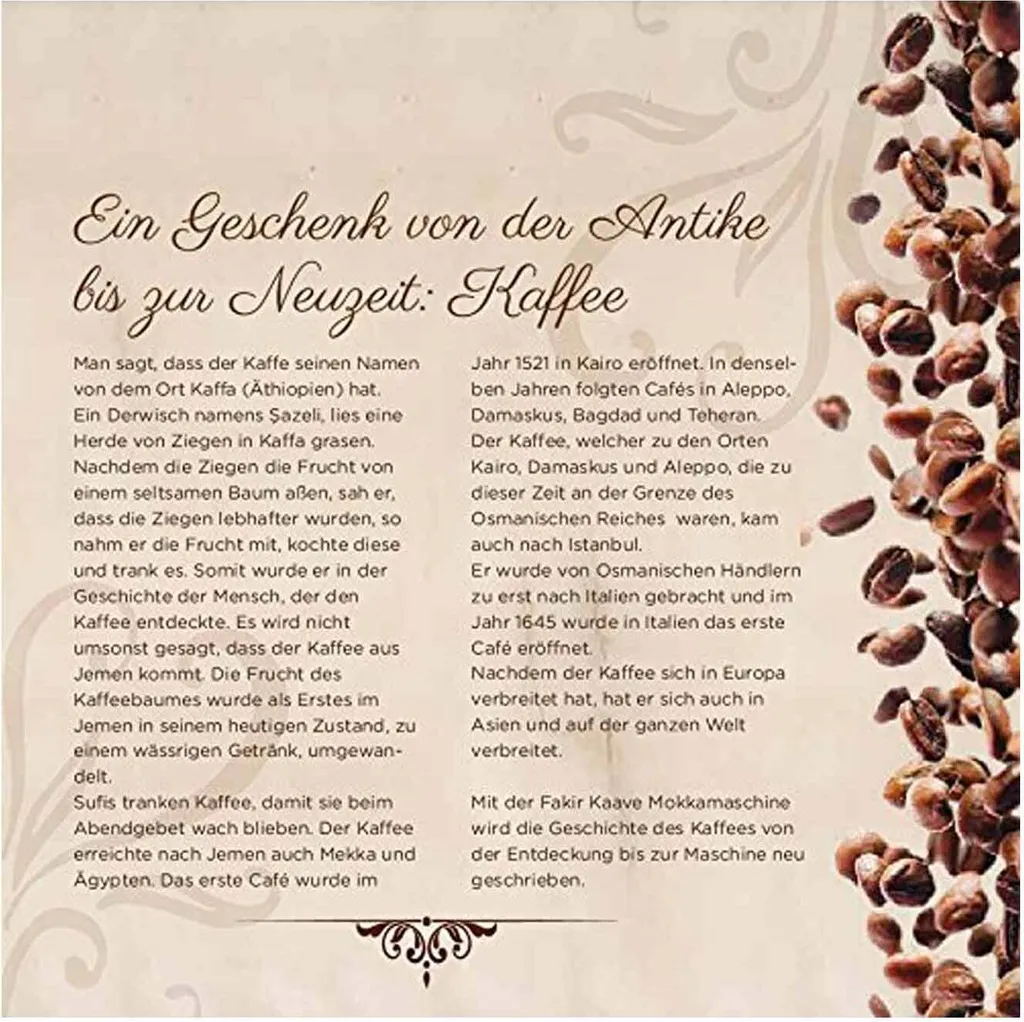 Fakir Kaave Mokkamaschine, Rose, 700W, 4Tassen 10 Fakir Kaave Mokkamaschine, Rose, 700W, 4Tassen – Bild 10