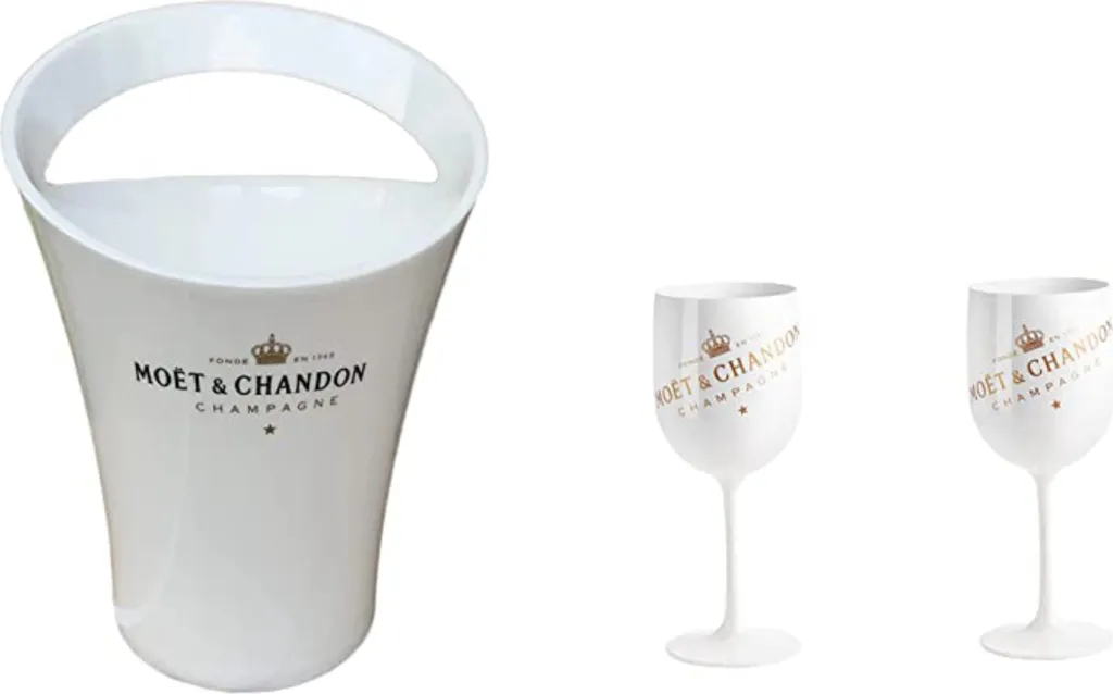 Moët & Chandon Ice Impérial Champagner Gläser Inkl. Kühler Weingläser Champagnergläser Weiß 1 Moët & Chandon Ice Impérial Champagner Gläser Inkl. Kühler Weingläser Champagnergläser Weiß