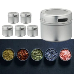 Aufbewahrungsdosen Magnetisch 6er Set Gewürzdosen Gewürzbehälter Mehrzweckdose Dosen 7 Aufbewahrungsdosen Magnetisch 6er Set Gewürzdosen Gewürzbehälter Mehrzweckdose Dosen -Küche Produkt Geschäft bfa16411f81231fc3b35bc3d4b54390f