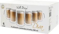 Thermogläser Doppelwandig 6er SET Latte Macchiato Espresso VIALLI DESIGN 300ml -Küche Produkt Geschäft c0495b22b3cdda64289d70f3e4e791e6