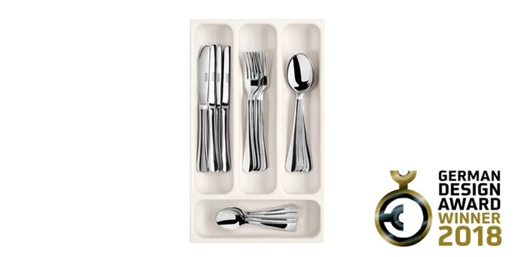 Tescoma FlexiSPACE, Veranstalter, Korb, Im Gehäuse, Besteck, Weiß, Kunststoff 2 Tescoma FlexiSPACE, Veranstalter, Korb, Im Gehäuse, Besteck, Weiß, Kunststoff – Bild 2