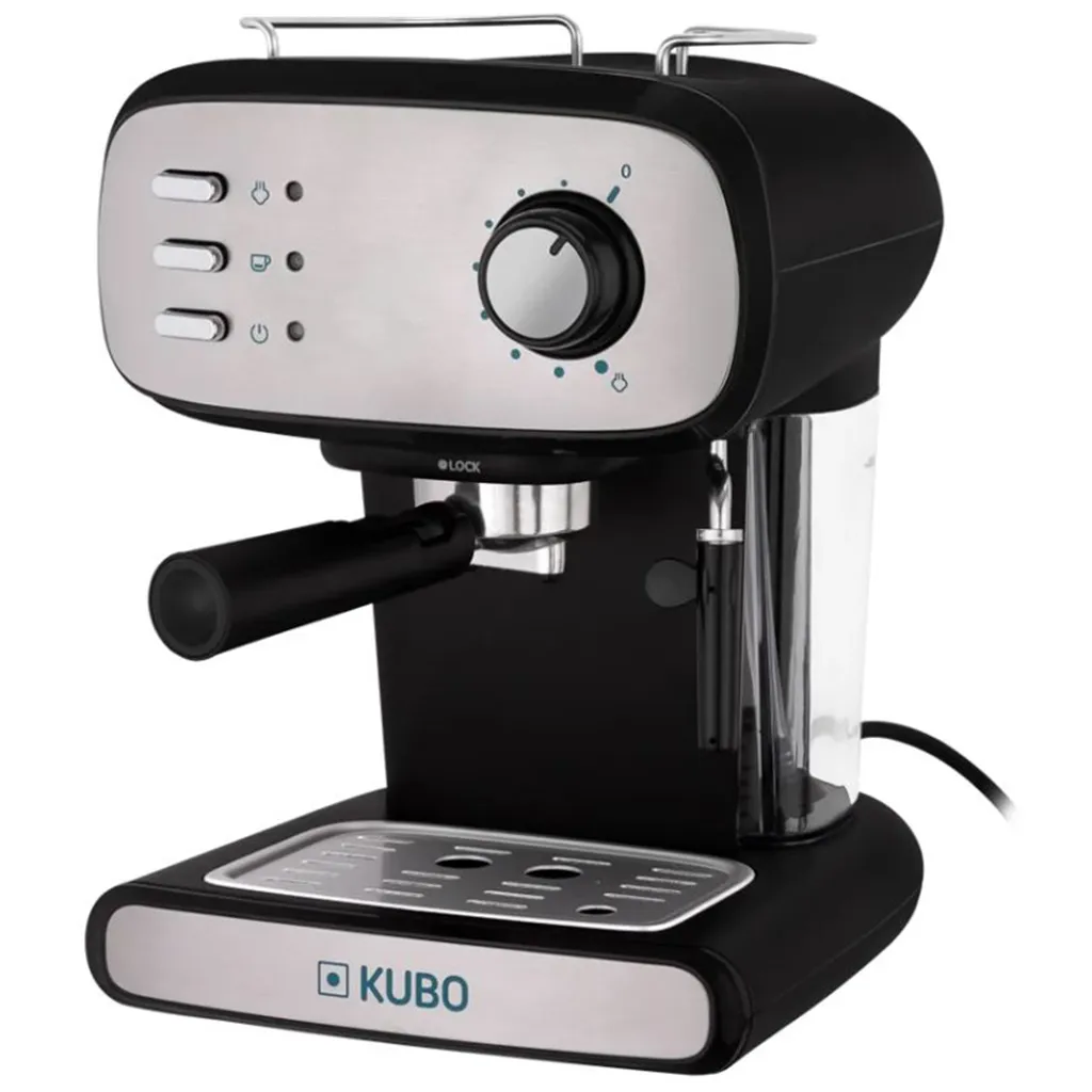 Manuelle Kaffeemaschine Kubo 850W KBECM4842, 15 Bar, Schwarz 1 Manuelle Kaffeemaschine Kubo 850W KBECM4842, 15 Bar, Schwarz