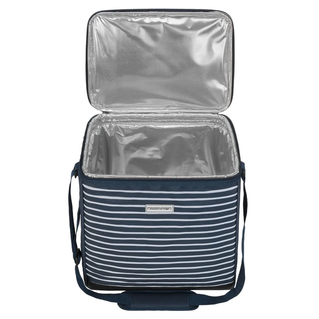 Anndora Kühltasche 32 Liter Navy Blau Weiß - Kühleinsatz -reisenthel Carrycruiser Kompatibel - Blau-weiss Gestreift 6 Anndora Kühltasche 32 Liter Navy Blau Weiß - Kühleinsatz -reisenthel Carrycruiser Kompatibel - Blau-weiss Gestreift – Bild 6