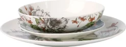 Maxwell & Williams Dinner-Set Night Garden - Blumen 12-tlg., Geschirrset, Teller, Schalen, Porzellan, II0093 -Küche Produkt Geschäft c551cb8de4c5faae123e6316a45b7d88