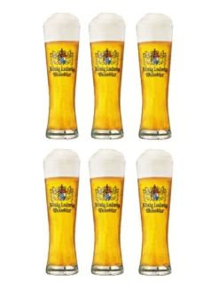König Ludwig Weissbier Gläser 500 Ml - 6 Stück