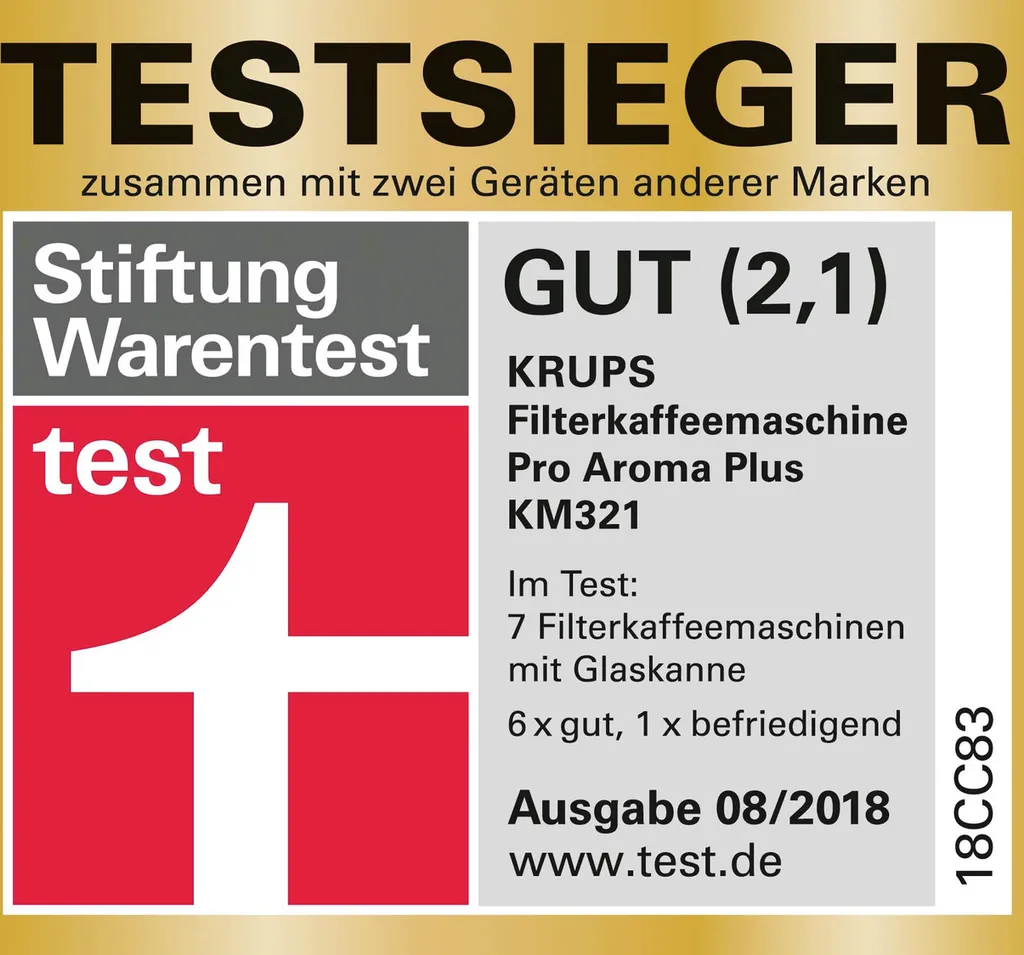 Krups Kaffeemaschine KM321 ProAroma + Emsa Isolierkanne Samba 13 Krups Kaffeemaschine KM321 ProAroma + Emsa Isolierkanne Samba – Bild 13