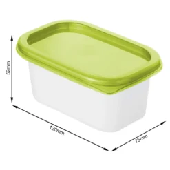 ROTHO Set Gefrierdosen 4 X 0.2 L DOMINO, Farbe:Limettengrün 9 ROTHO Set Gefrierdosen 4 X 0.2 L DOMINO, Farbe:Limettengrün -Küche Produkt Geschäft c7bdeaf90dc2badb4888f9de46247f32