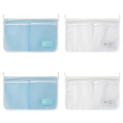 4 Stück Netzbeutel Hängende Aufbewahrungstasche Kühlschranks Aufbewahrung Netztasche Küchenzubehör