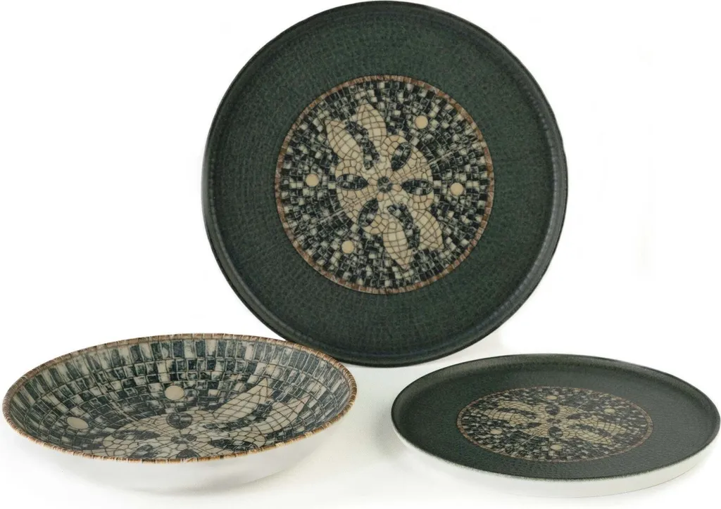 Bonna Geschirrset - Mesopotamia - 18 Teilig - 6 Personen - Porzellan 1 Bonna Geschirrset - Mesopotamia - 18 Teilig - 6 Personen - Porzellan