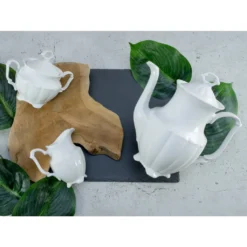 CreaTable 16028 Kaffeegarnitur Maria Theresia Für 1 Personen + Uni, Porzellan, Weiß (1 Set, 3-teilig) -Küche Produkt Geschäft c9362f1750943790eeca03948ca57a83