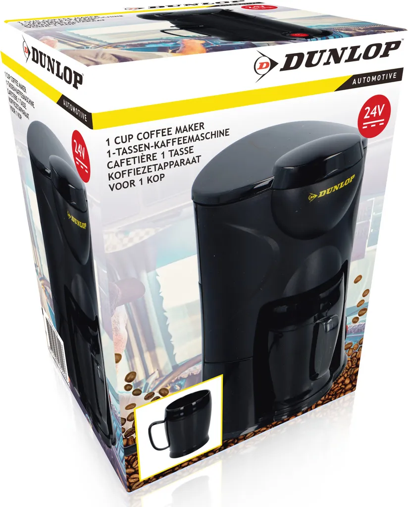 Dunlop Kaffeemaschine - Siggaretten-Steckdose - 1 Tasse - 24V - LKW Oder Wohnmobil 2 Dunlop Kaffeemaschine - Siggaretten-Steckdose - 1 Tasse - 24V - LKW Oder Wohnmobil – Bild 2