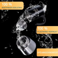 Thiru Espressokocher Induktion L Premium Mokkakanne Aus Edelstahl Inkl. Toolset (Silber, 4 Tassen (200ml)) -Küche Produkt Geschäft cb5c31b0500bfe2131b09bf1a60e85e5