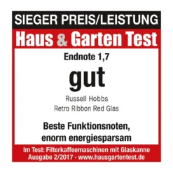 Russell Hobbs 21700-56 Retro Ribbon Red Kaffeemaschine 31 Russell Hobbs 21700-56 Retro Ribbon Red Kaffeemaschine -Küche Produkt Geschäft cba51e92ce50ccada551fb66c931933e