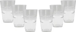 Moskovskaya Vodka Wodka 6er Set Longdrink Glas Gläser 6x 0,340 Liter