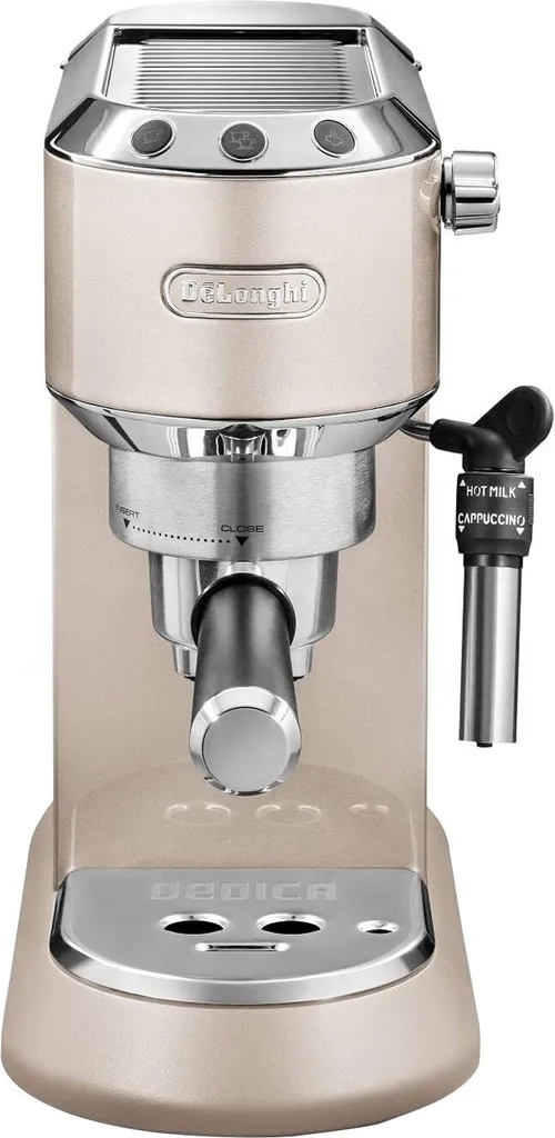 De'Longhi Delonghi Kaffeemaschine Dedica Metallics EC785.BG Pumpendruck 15 Bar, Eingebauter Milchaufschäumer, Manuell, 1300 W, Beige 10 De'Longhi Delonghi Kaffeemaschine Dedica Metallics EC785.BG Pumpendruck 15 Bar, Eingebauter Milchaufschäumer, Manuell, 1300 W, Beige – Bild 10