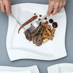 MALACASA, Serie Amparo, Cremeweiß Porzellan Tafelservice 12 Tlg. Set Speiseteller Und Suppenteller Geschirrset Für 6 Personen 9 MALACASA, Serie Amparo, Cremeweiß Porzellan Tafelservice 12 Tlg. Set Speiseteller Und Suppenteller Geschirrset Für 6 Personen -Küche Produkt Geschäft ceae78433552fef6d7f4bfab00ad7d5c