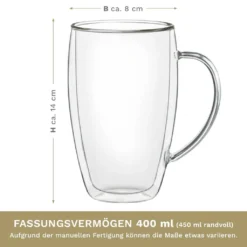 Thermoglas Mit Henkel „DG-SHH“ 400 Ml,4er Set -Küche Produkt Geschäft cfe603da7c8f09a23925d3bfcc187eb2