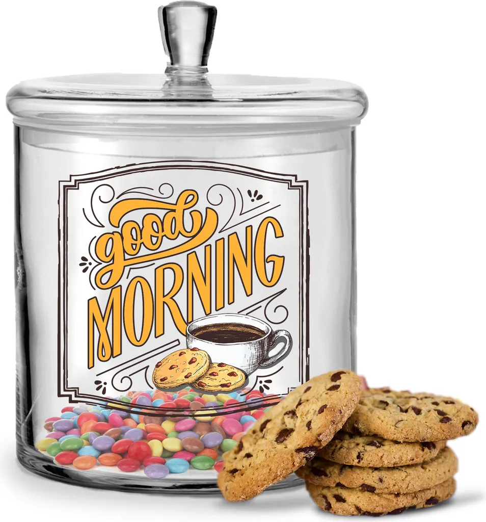 Leonardo Keksglas Mit UV-Druck Kekse Montag Bis Freitag