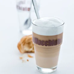 Leonardo Latte Macchiatto Becher 'Solo LM' Mit Löffel, 400ml, Ø 8,5 X 14,7cm (4er Set) -Küche Produkt Geschäft d4d3aeea47f78f348f9f44fbb374658b