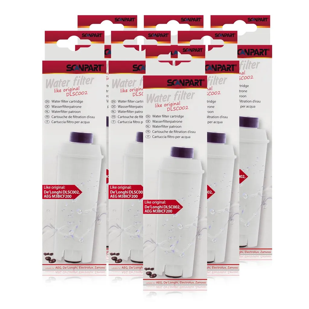 SCANPART Wasserfilter Filterpatrone Alternative Zu Delonghi DLS C002 (7er Pack) 1 SCANPART Wasserfilter Filterpatrone Alternative Zu Delonghi DLS C002 (7er Pack)