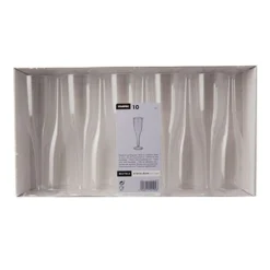 PAPSTAR Kunststoff-Sektglas 0,1 L Glasklar 10 Stück -Küche Produkt Geschäft d6e24c8cabeb5e5c8001ca077fb7d2fc