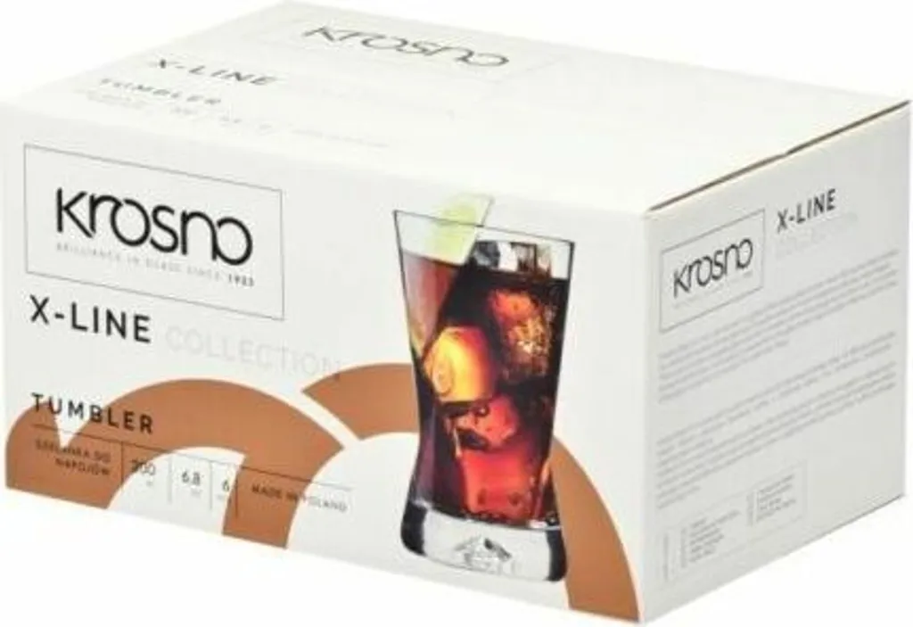 KROSNO X-Line Wassergläser, 6er-Set, 200 Ml 7 KROSNO X-Line Wassergläser, 6er-Set, 200 Ml – Bild 7