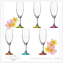 Sektgläser Bunt Aus Glas 150ml (max.190ml) Set 6-Teilig Champagnergläser Prosecco Gläser 13 Sektgläser Bunt Aus Glas 150ml (max.190ml) Set 6-Teilig Champagnergläser Prosecco Gläser -Küche Produkt Geschäft d9c1e968bd56004d47d70e380bdf9a9e