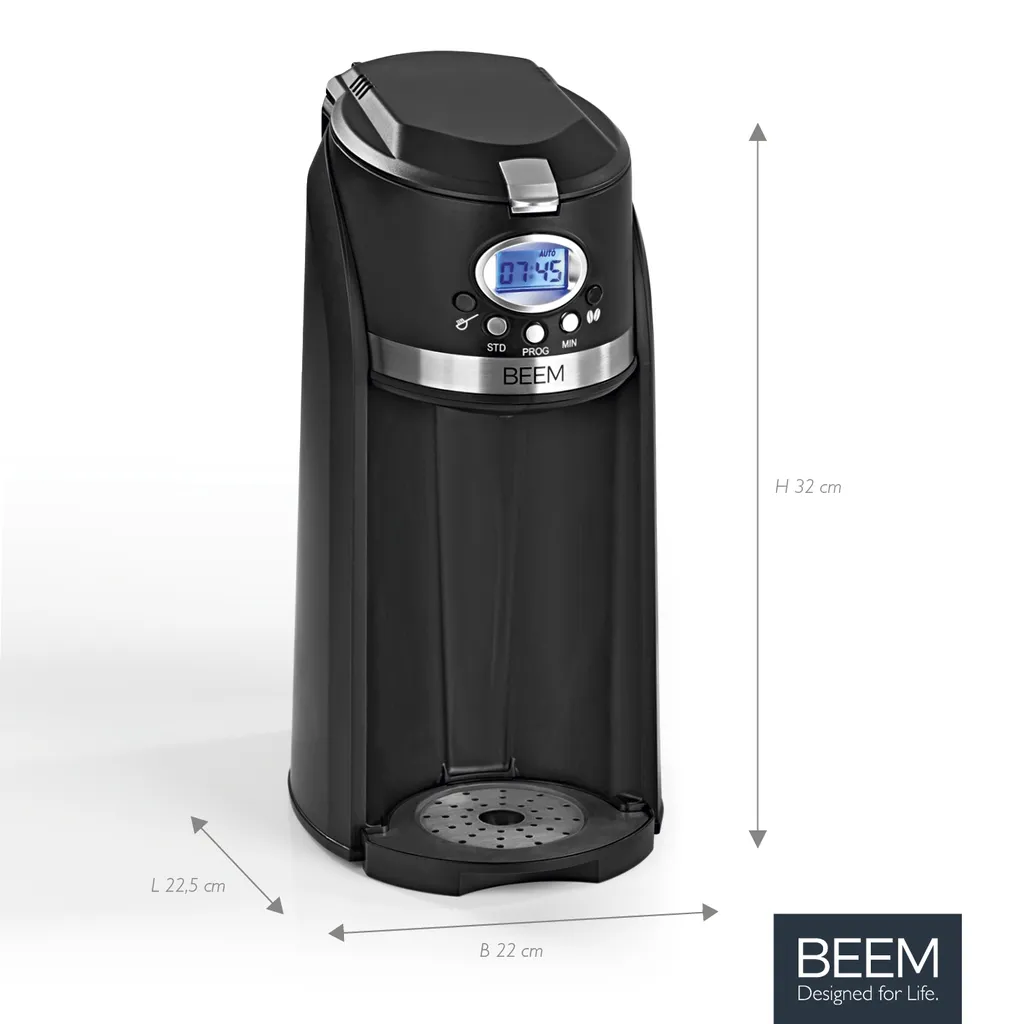 Kaffeemaschine Mahlwerk Filterkaffeemaschine To Go Isolierbecher Timer Display 3 Kaffeemaschine Mahlwerk Filterkaffeemaschine To Go Isolierbecher Timer Display – Bild 3