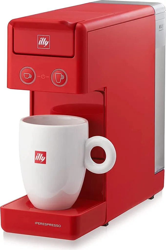 Illy 60417 Kaffee, Kaffeemaschine Y3.3 Für Iperespresso Kapseln In Rot 1 Illy 60417 Kaffee, Kaffeemaschine Y3.3 Für Iperespresso Kapseln In Rot