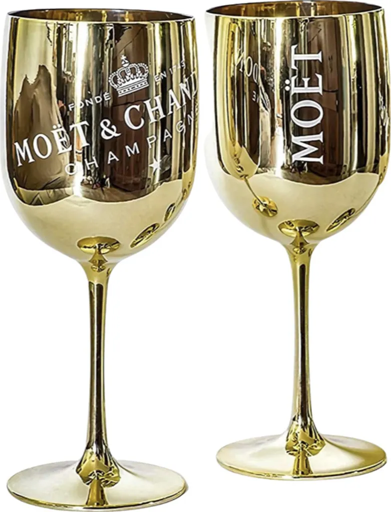 Moët & Chandon Champagnergläser 2x Ice Imperial Gold