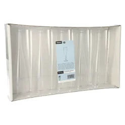 PAPSTAR Kunststoff-Sektglas 0,1 L Glasklar 10 Stück -Küche Produkt Geschäft e09e8174a3b03cb652720aea5f9cb3b2